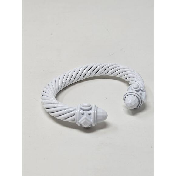 DAVID YURMAN white Aluminum Renaissance Cable Cuff Bracelet - Picture 14 of 14